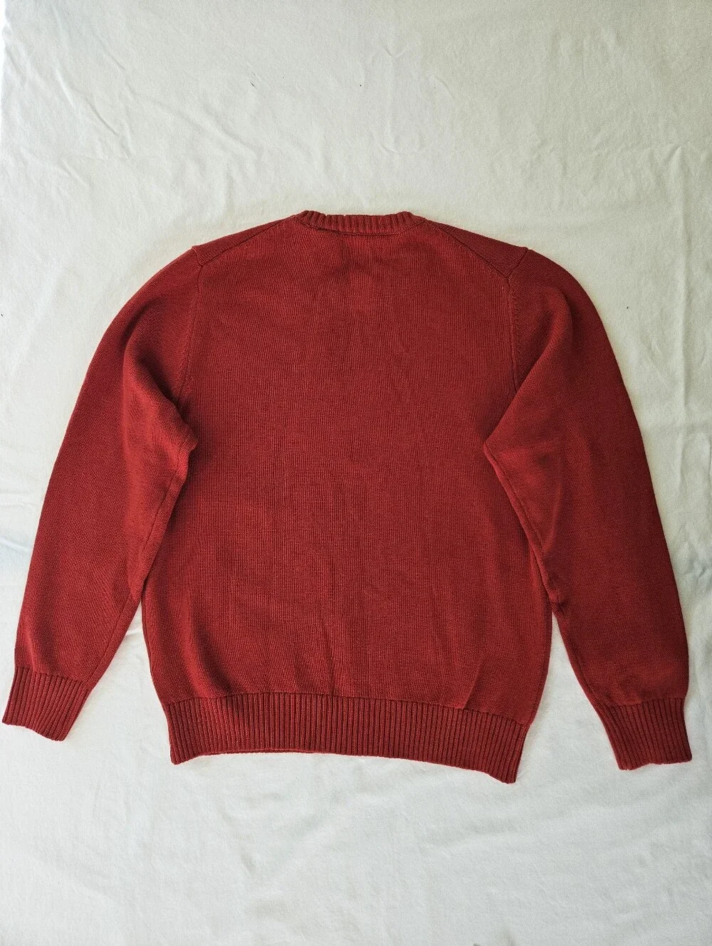 Red Maple Leaf 100% Cotton Women's Crewneck Sweater NWT Size Medium Canada Day - Picture 9 of 11